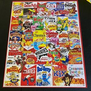 White mountain Jigsaw puzzle 1000 pc Cereal boxes